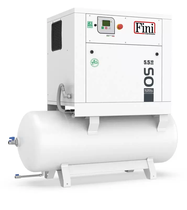 Спиральный компрессор на ресивере FINI OS 7.5-10-500

