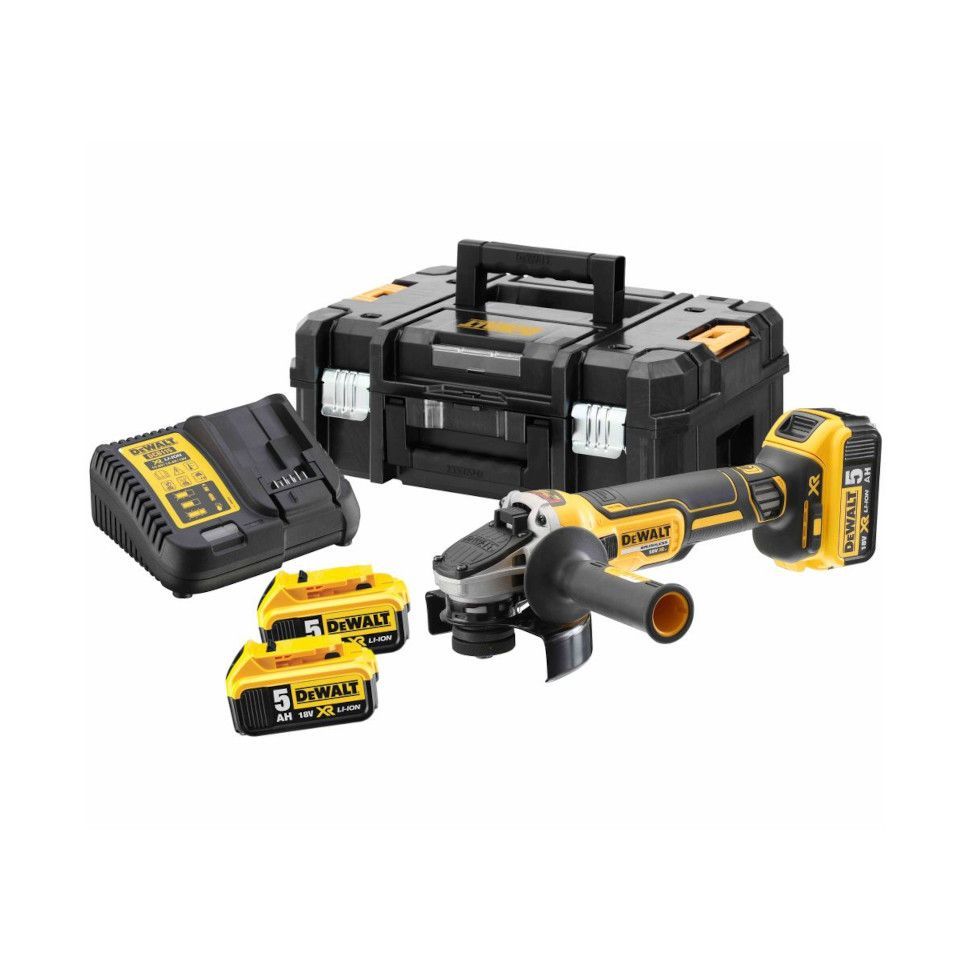 УШМ аккумуляторная DEWALT DCG405P3-QW

