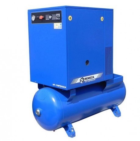 Винтовой компрессор REMEZA BK7Т-10-270Д - ресивер 270 л, 5,5 кВт, 700 л/мин, 380 В, с осушителем
