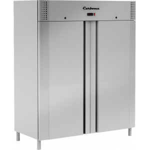 Шкаф комбинированный ПОЛЮС RF1120 Carboma INOX

