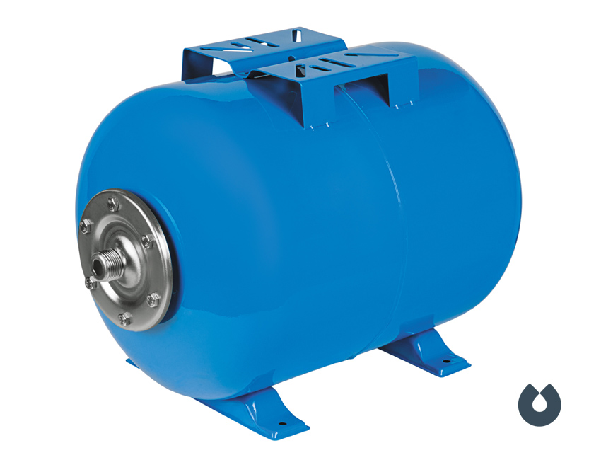 Гидроаккумулятор Unipump 50 л. горизонтальный
