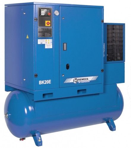 Винтовой компрессор на ресивере REMEZA ВК20E-15-500ДВС
